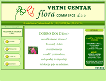 Tablet Screenshot of flora-commerce.hr